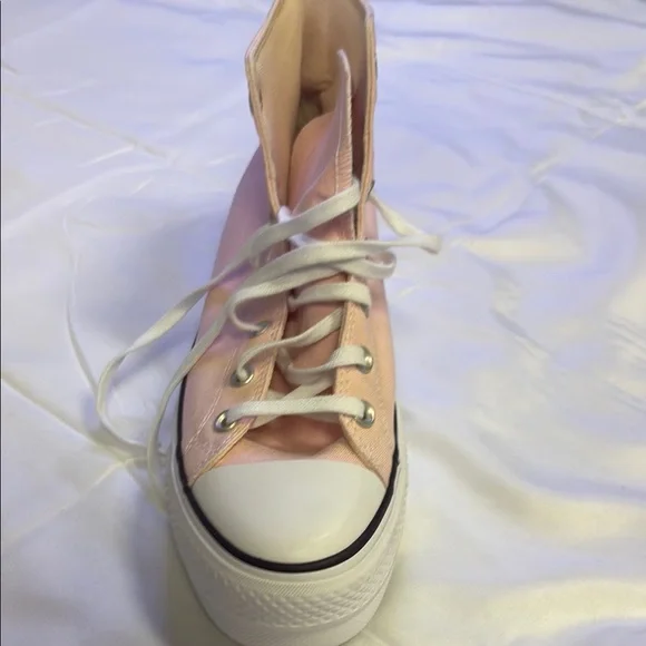 Converse Light Pink Canvas High-Tops - Picture 5 of 6